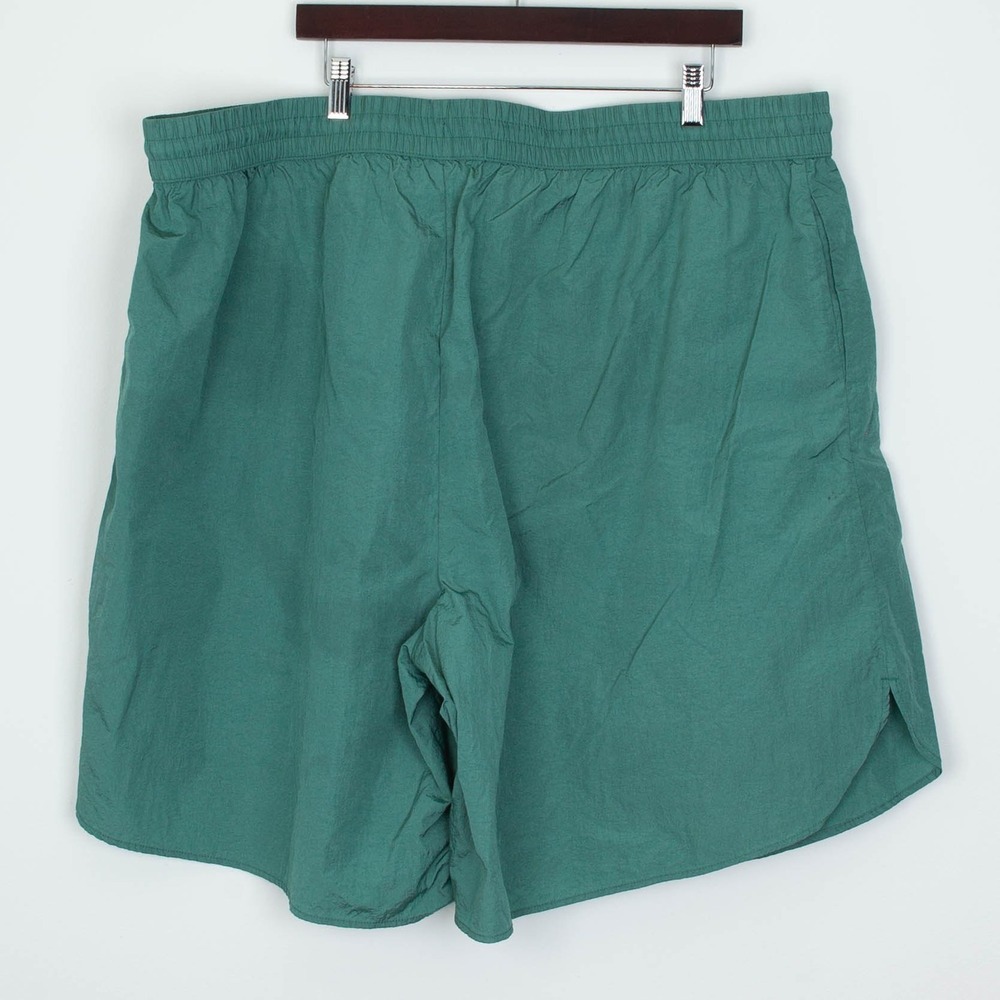 Future Collective‎ Green Activewear Nylon Elastic Waist Shorts 2X Athleisure Gym - Picture 4 of 8